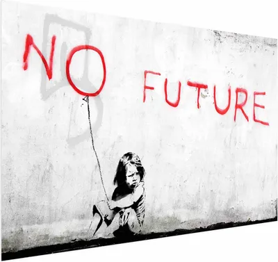 Produktbild von Posterpapier Poster - No Future 30x21 cm Streetart m-C-0317-ao-a
