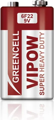 Image de BAT0082 Batterie VIPOW GREENCELL 6F22