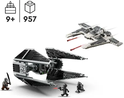Image de Chasseur mandalorien de classe Fang contre intercepteur TIE