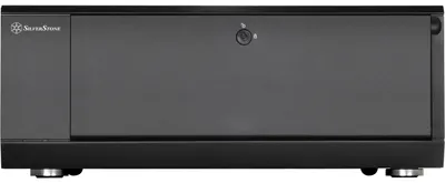 Zdjęcie produktu dla Silverstone GD10, HTPC, PC, Czarny, ATX, micro ATX, SSI CEB, Aluminium, Plastik, Stal, Boczne