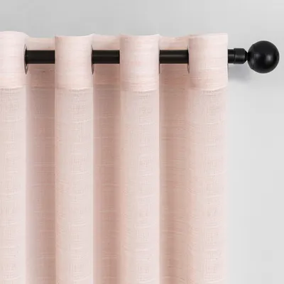 Produktbild von Rosa Voile Vorhänge für Kinder - Set von 2 250 x 140 cm mit Ösen