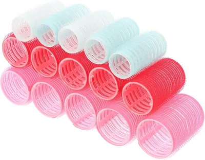 Produktbild von 14 selbsthaftende Lockenwickler mit Selbsthaltefunktion für langes Haar, Ponyfrisuren und Styling ohne Hitze