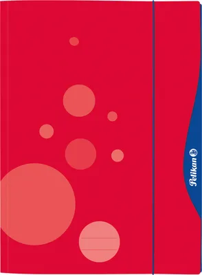 Produktbild von Pelikan 237284 - A3 - Karton - Rot - Porträt - Gummiband