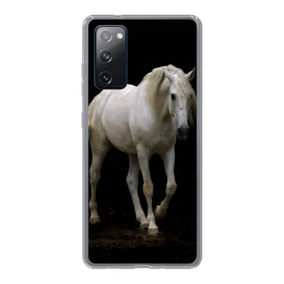 Produktbild von MuchoWow® Handyhülle Schutzhülle Hülle für Samsung Galaxy S20 FE Pferde - Nutztiere - Schwarz Silikon Softcase Handy Hülle - Abdeckung