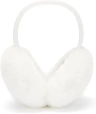 Imagen del producto de Protectores auditivos uni, plegables, de color blanco, para adultos y niños, accesorios de invierno