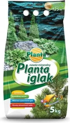 Zdjęcie produktu dla Nawóz pod iglaki wieloskładnikowy Planta granulat 5 kg 5 l
