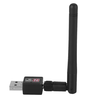 Image de Carte réseau USB 2.0 WLAN 300 Mbit/s, dongle adaptateur WLAN, émetteur-récepteur de signaux, 2,4 GHz
