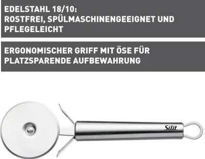 Produktbild von Silit Classic Line Pizzaschneider, 22 cm 3201006327 4004633300694