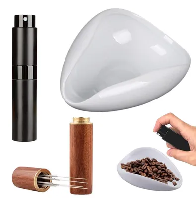 Immagine prodotto di Set di misurini per caffè in Vetroceramica e vetro con funzione spray, capacità 10 ml