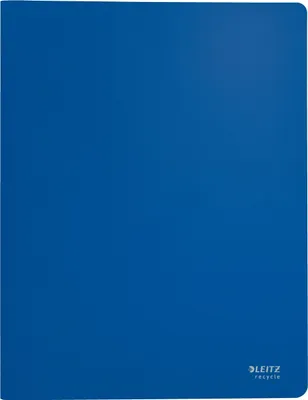 Produktbild von Sichtbuch Recycle A4 PP 40 Hüllen blau Packung mit 10 Stück