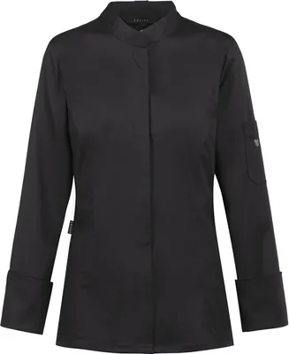 Produktbild von Greiff GASTRO-MODA Cuisine Damen Kochjacke Regular-Fit Schwarz 3XL