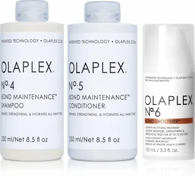 Produktbild von Olaplex Set - Shampoo No. 4 + Conditioner No. 5 + Bond Smoother No. 6