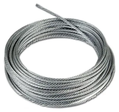 Produktbild von 10 Meter, 5 mm Drahtseil für Spannseile und Wäscheleinen