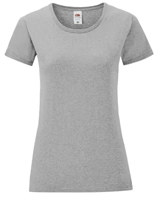 Image de Fruit of the Loom - T-shirt « Iconic 150 » pour femmes FK2930 (XXL) (Sportif Heather)