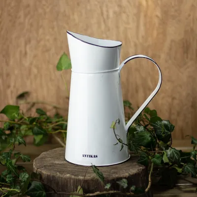 Produktbild von Wasserkanne, Schnabelkanne, Gießkanne , Wasserkrug im Emaille-Look