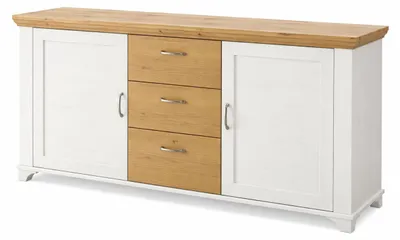 Produktbild von FURNARO Sideboard Meliora Schrank Kommode anderson pine/ asteiche B/H/T: 177x91x44 cm