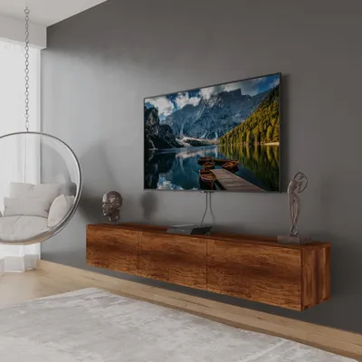 Produktbild von Colima TV Fernsehtisch 180 cm 3 Türen Modernes Design Wandhängend