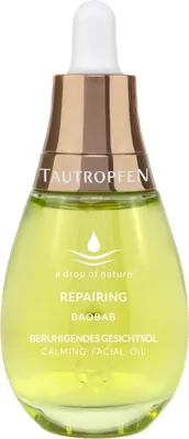 Produktbild von Tautropfen Beruhigendes Gesichtsöl Repairing Baobab | 35 ml | Baobaböl | Johannisbeersamenöl | für anspruchsvolle Haut