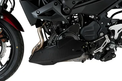 Zdjęcie produktu dla PUIG 3554C spojler przedni pasuje do KAWASAKI Z400 Carbon look