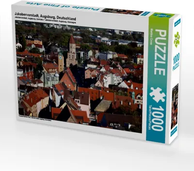 Produktbild von Calvendo Jakobervorstadt, Augsburg, Deutschland 1000 Teile Puzzle quer 640x480mm, Cross Martina; 7295133