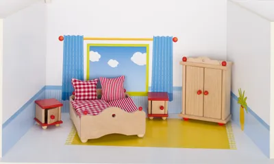 Produktbild von Puppenmöbel Schlafzimmer goki klassik Puppenstube