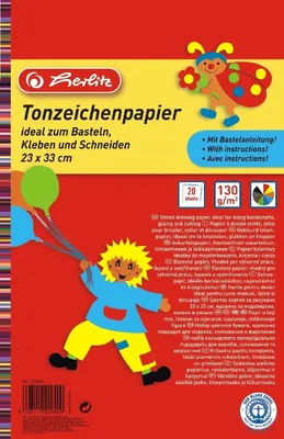 Produktbild von Tonzeichenpapier 23x33cm 20 Blatt Packung mit 5 Stück