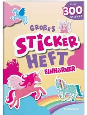 Obrázek produktu pro Großes Stickerheft. Einhörner