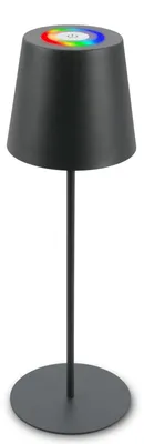 Obrázok produktu pre Stolná lampa dobíjacia stolná lampa bezdrôtová dotyková farebná RGB+W svetlo výškovo nastaviteľné
