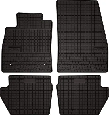 Immagine prodotto di Tappetini auto in gomma adatto per Ford Fiesta MK8 (2017-2023, hatchback) neri, set 4 pz, con fissaggi