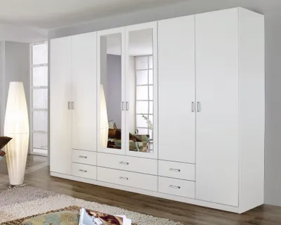 Produktbild von RAUCH A9719_5F64 Kleiderschrank, 6-trg. GAMMAS in Weiss