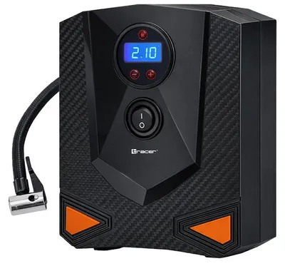 Image de compresseur de voiture 12 V avec affichage numérique et lampe