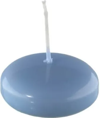 Produktbild von Schwimmkerzen Blue Bell Hellblau 26 x Ø 42 mm, 8 Stück