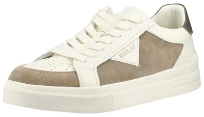 Produktbild von Replay Sneaker aus Leder mit Wechselfußbett und profilierter Sohle