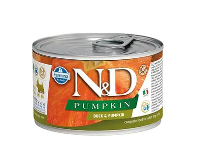 Produktbild von N&D Dog Ente & Kürbis 140g