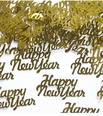 Immagine prodotto di Coriandoli di Capodanno Buon anno oro