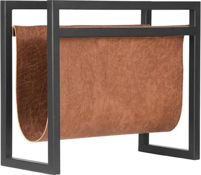 Produktbild von LABEL51 Zeitungsständer 45x20x38 cm Cognac