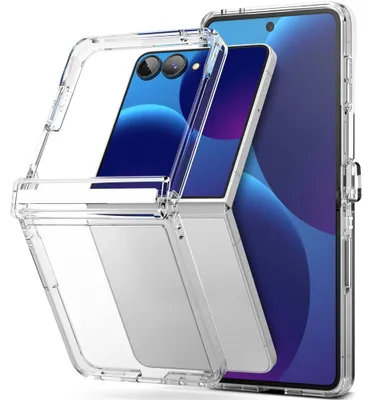 Image de Coque de protection pour Galaxy Z Flip 8, modèle Ringke Fusion Flap, transparente