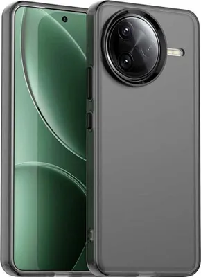 Immagine prodotto di Custodia per Xiaomi Poco F7 Ultra - Cover posteriore Phonesta HardFrost Semi-Trasparente - Nero opaco