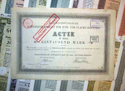 Produktbild von 120 versch. HWPs aus Braunschweig 1889-1942 deko