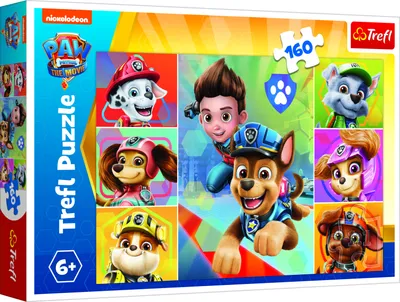 Produktbild von Puzzle Tlapková patrola 160 dílků