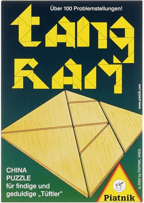 Produktbild von Tangram Puzzlespiel aus Holz, 1-8 Spieler, ab 8 Jahren
