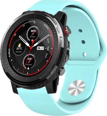 Produktbild von Strap-it Xiaomi Amazfit Stratos Sportarmband (Aqua)