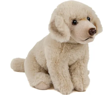 Produktbild von Kuscheltier Golden Retriever 23 cm sitzend blond Plüschhund