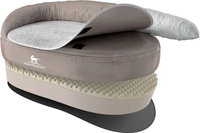 Produktbild von Knuffelwuff Orthopädisches Hundebett Jessy aus Nylongewebe XXL 135 x 85cm Beige