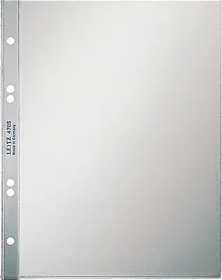 Produktbild von LEITZ Prospekthülle extrastark A5 PP genarbt 0,13 mm 100 Hüllen
