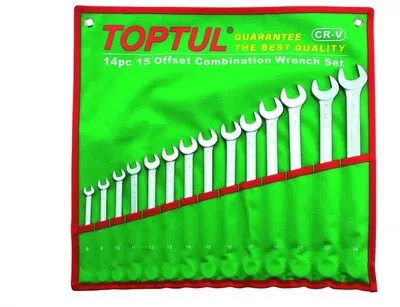 Produktbild von TOPTUL Ring- / Gabelschlüsselsatz GAAA1410 2,38kg