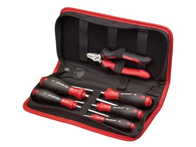 Produktbild von Wiha Mechaniker Werkzeugtasche, 6-tlg. (9300-020)
