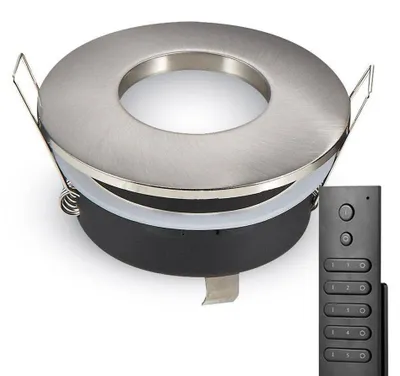 Image de HOFTRONIC - Spot LED encastrable 6x 4W 345lm 2700K IP44 Dimmable aluminium
