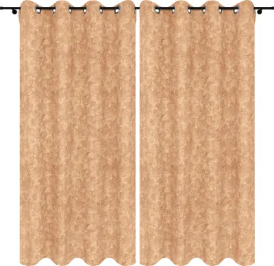 Produktbild von Vorhänge mit Ösen 140x250 cm 2 Stücke Fertige Vorhänge blickdichte Gardinen für Wohnzimmer