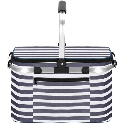 Produktbild von Kühltasche 28 Liter Thermotasche Alufolie Picknickkorb Einkaufskorb Isolierte Einkaufstasche Getränketasche Falttasche